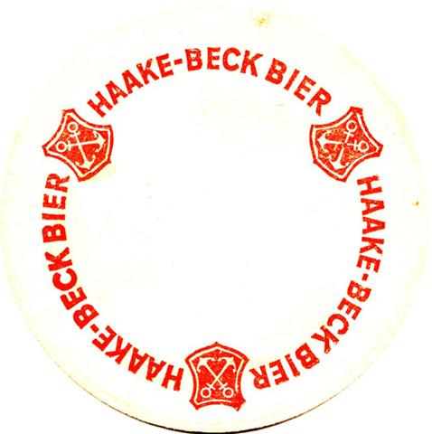 bremen hb-hb haake rund 4a (215-schriftring haake beck bier-rot)